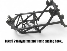 Ducati 796 Hypermotard frame with steering lock , ignition key and Log book inc.