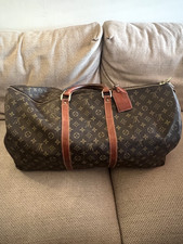 Authentic Louis Vuitton Keepall 60 Monogram Travel Bag M41422 Made in France