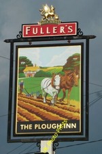 Photo 6x4 Inn sign, The Plough Inn, Wingfield Houghton Regis For the pub, c2015