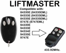 LIFTMASTER GARAGE DOOR Remote Control ELECTRIC OPENER Key Fob Zapper 94335E