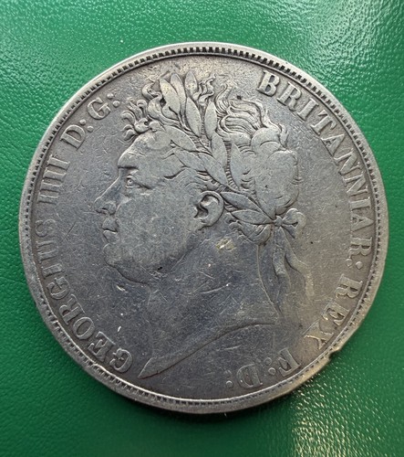 1821 george silver crown - iv,