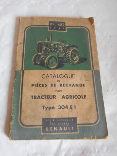 Vintage tractor renault - vintage, type
