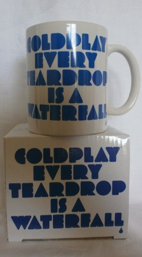 Coldplay every teardrop mug - 'every, teardrop'