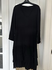 Twin Set Simona Barbieri Women Black Dress Size S