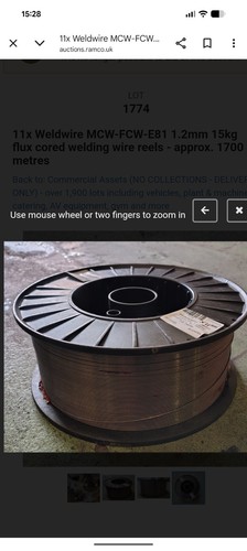 Mig welding wire steel - steel, roll