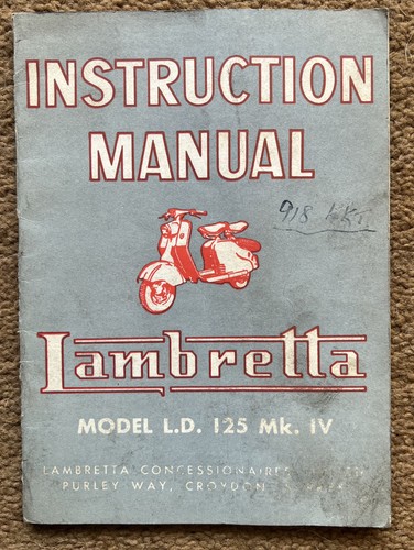 Lambretta 125 scooter - lambretta,