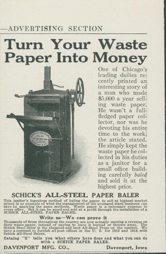 1913 turn waste - 1913, paper