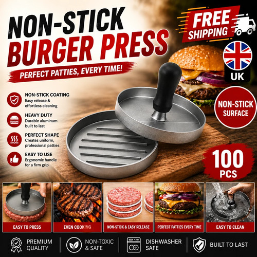 Burger press round - press,