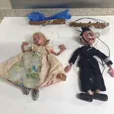 Vintage Pelham Puppets  -  Policeman & Cinderella Unboxed
