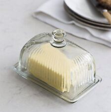 Glass Butter Dish with Lid