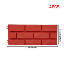 Terracotta Grey Brick Effect