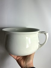 Vintage Chamber Pot : Antique Potty / Ceramic Plant Pot - Made In England