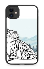 White Snow Leopard Cartoon