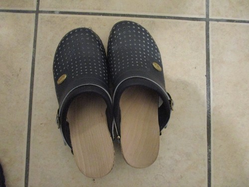 Scholl wooden clogs - , women