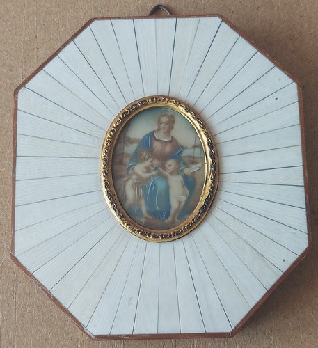 Miniature religious portrait - miniature,