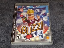 Buzz Quiz TV PS3 Playstation 3 Game Complete With Manual
