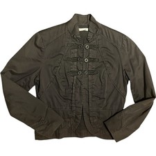 Promod Hussar Green Jacket Size Medium French Steampunk Dandyism Military Goth