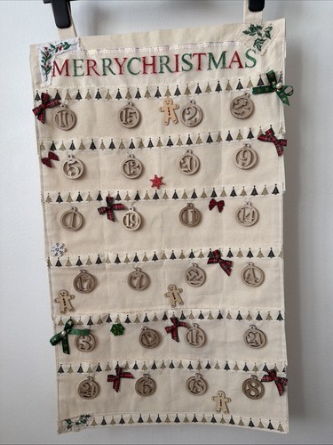 Advent calendar fabric panel - calendar,