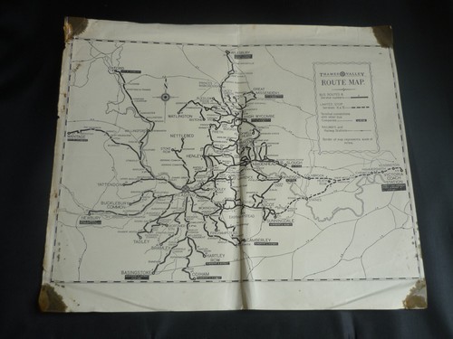Thames valley bus route map - bus,