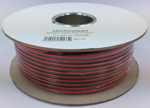 100m red black - black, 0.5mm