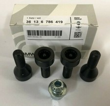 Genuine BMW Locking Wheel Nut Set 36136786419 1,3,5,Z Series E81/E87/E46/E90/E60