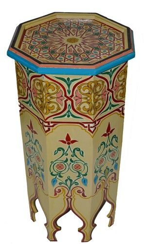 Moroccan handmade table tall - moroccan,