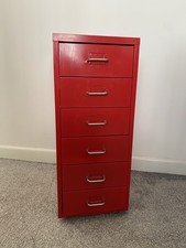 Ikea red helmer - ikea, drawer