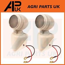 2x Side Lights Lamps Fender Mudguard R & L for Fordson Major Power Super Tractor