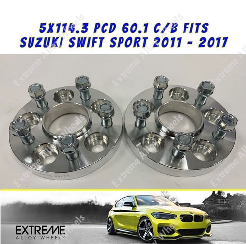 Bolt wheel spacers - on, 20mm