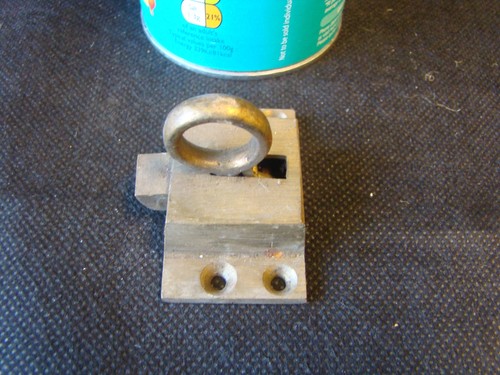 Vintage brass spring - brass, ring