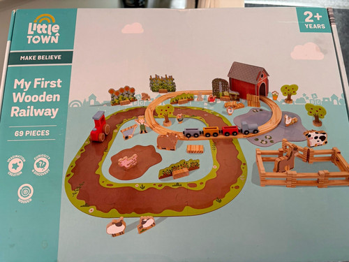 Little town first wooden - first,