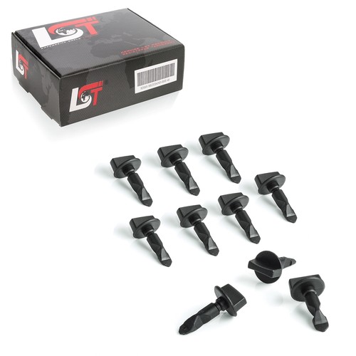 10x fastening clips - 10x, rear