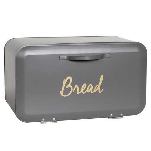 Grey modern bread bin kitchen - grey,