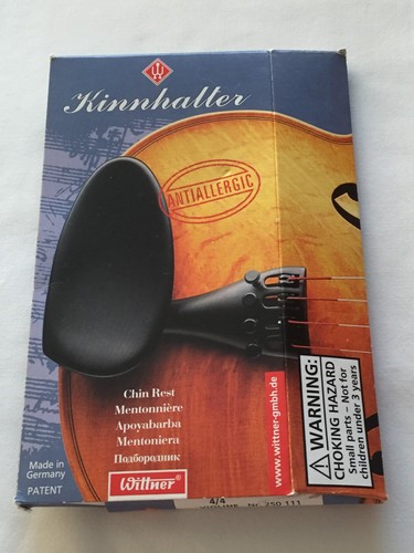 Wittner violin chin - rest, side
