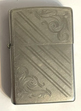 🔥 ZIPPO LIGHTER - 2015 FLORENTINE Silver Satin Finish 🔥