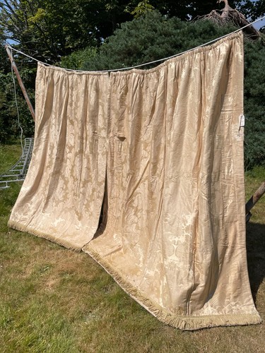 Vtg 1930s gold - 2, silk