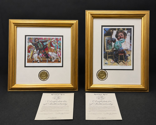 Vintage leighton jones framed - vintage,