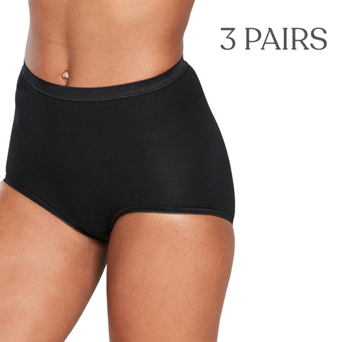 Ladies pairs maxi briefs - 3,