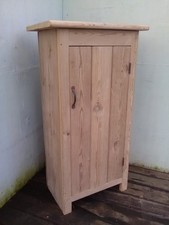Single Door Cupboard in Reclaimed Old Pine, Jelly Cupboard