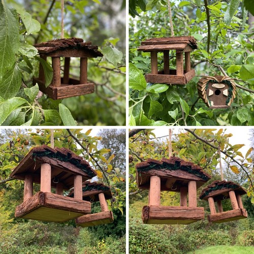 Hanging wooden bird - wooden, table