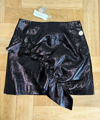 Topshop black rhinestone - black, faux