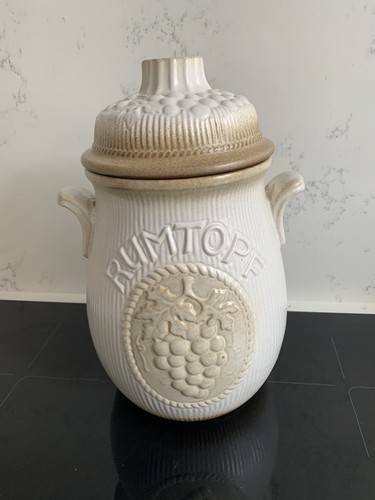 Vintage cream rumtopf - vintage, large