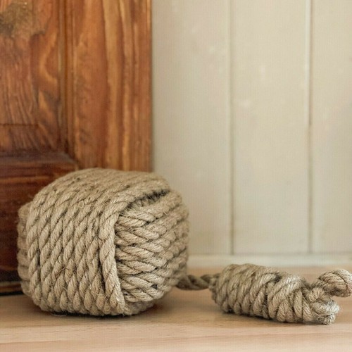 Rope door stop heavy duty - duty, jute