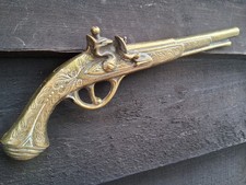Vintage Brass flint lock