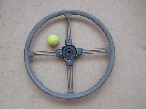 Vintage steering wheel for bus - steering,
