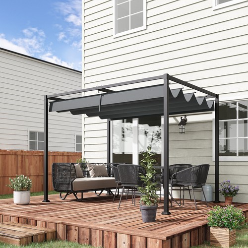 Metal outdoor pergola - x,