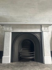 Marble Fire Surround for Cast Iron Fireplace  (RESERVED)