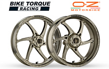 OZ Gass RS-A Forged Alloy Wheels (Ti Colour) to fit Kawasaki Z900 RS 2018-2024