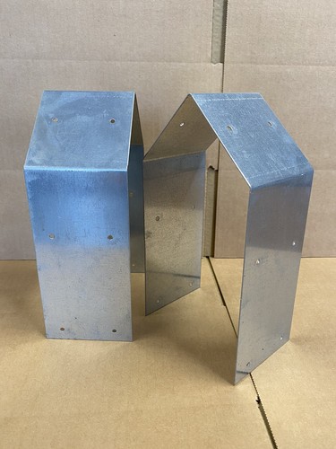 Galvanised fence post - x2,