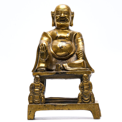 Chinese figurine bronze gilt - chinese,